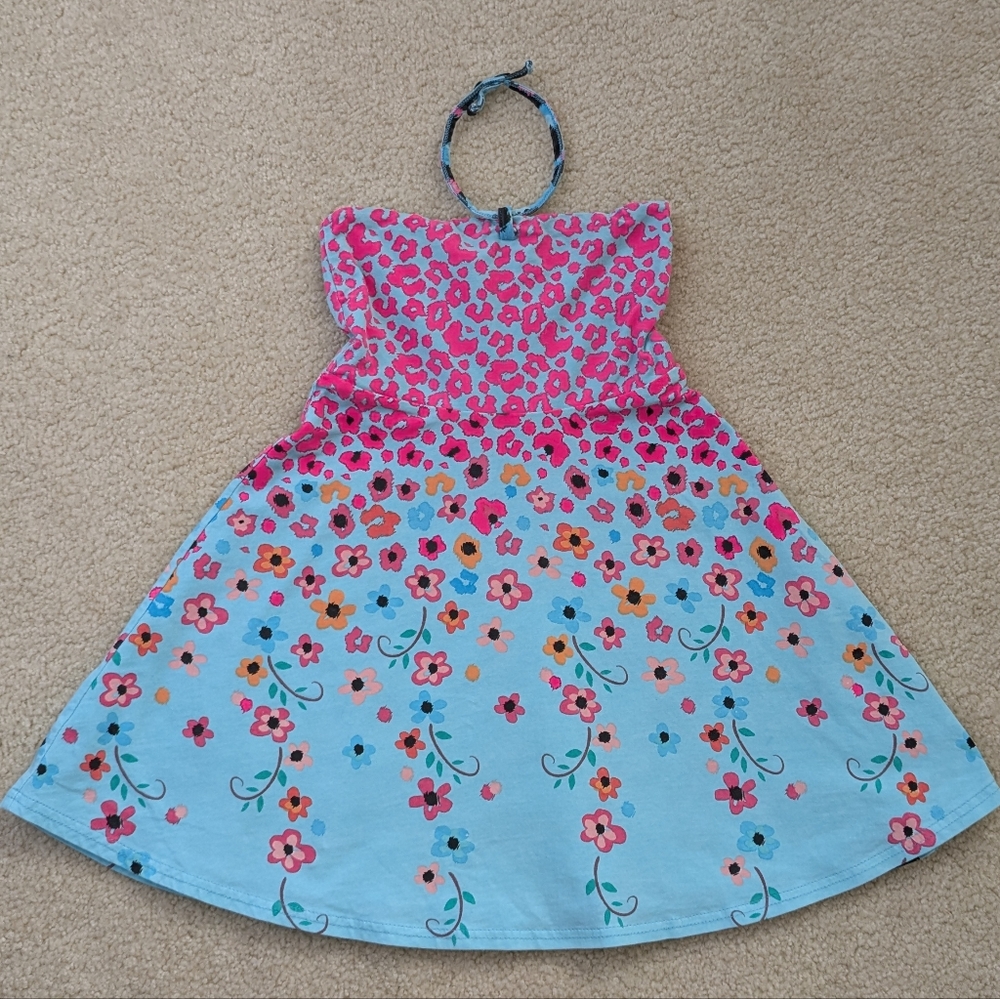 Girls Reversible Halter Dress (Size 6)